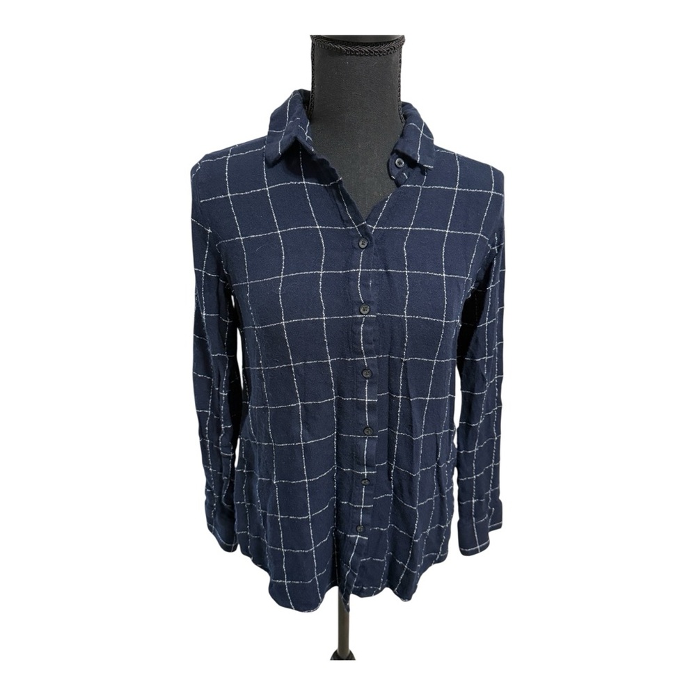 Banana Republic Plaid Top